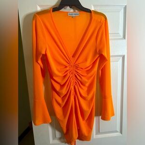 Orange dress